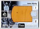  2011 12 SP Authentic Floor Authentics #UNC WO Piece of UNC FLOOR