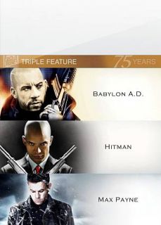 Babylon A.D. Hitman Max Payne DVD, 2010, 3 Disc Set, Fox 75th 