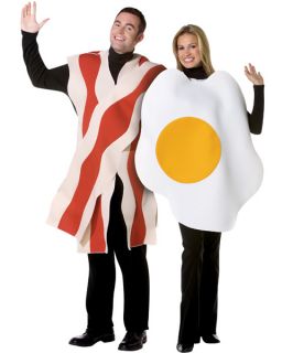 Bacon & Eggs Adult Couples Halloween Costume
