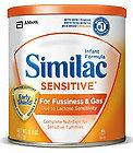 Similac Sensitive Infant Formula  Lot of (16) 8 oz. cans