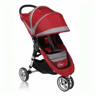 Baby Jogger City Mini Single Crimson Gray Stroller