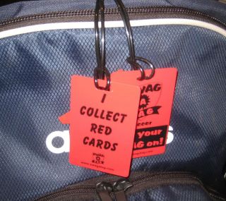 Collect Red Cards Soccer Swag for Backpack or Bag   Adidas / Nike 