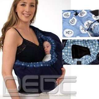 Newborn Baby Carrier Pouch Infant Kid Sling Wrap Bag Pack Two Patterns 