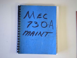 MANUAL MEC 730 TRANSPONDER RAMP TEST SET OPERATION & MAINTENANCE 006 