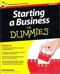 Starting a Business for Dummies by Colin Barrow 2011, Paperback