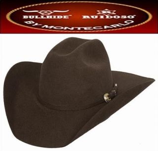   Bullhide KINGMAN 4X Wool Felt Western Cowboy Hat Chocolate NEW
