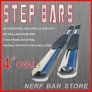  Tundra Double Cab 4OVAL Nerf Bars Side Steps Running boards SS 2012