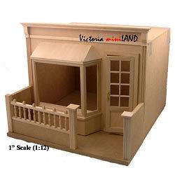 The Barr  Miniature Store Roombox Kit 112 Dollhouse
