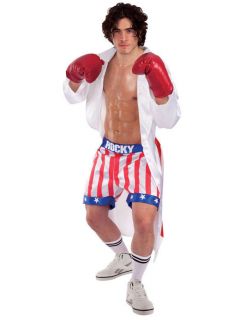 Rocky Balboa Film Icon Sports Movie Character Star Fancy Dress Costume 
