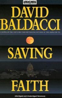Saving Faith by David Baldacci 1999, Cassette, Unabridged