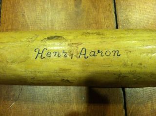   Aaron Vintage Adirondack 232 White Ash Wood Baseball Bat c1971 34