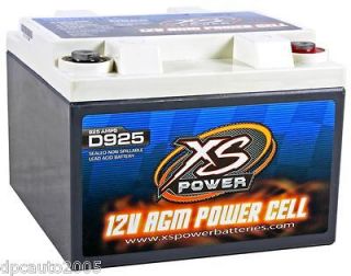   2000 Amp AGM Power Cell Car Audio Battery + Terminal Hardware NEW