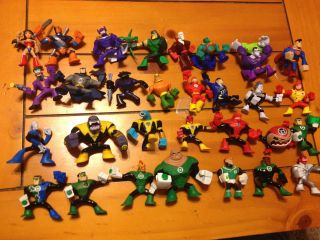 DC Mattel Action League lot 29 figures Batman Green Lantern Justice 