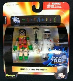 DC DIRECT Minimates Super Heroes ROBIN The PENGUIN 2 pack Series 2 