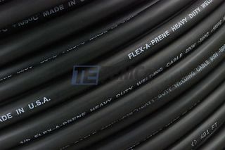WELDING CABLE 2 AWG BLACK 100’ CAR BATTERY LEADS USA NEW Gauge 