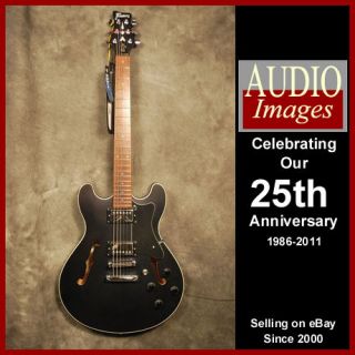 Framus Mayfield Pro Electric Guitar NEW 335 Black Bag