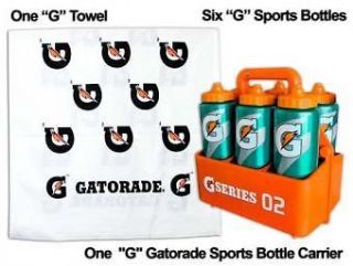 Coachs Gatorade G Pack 6 G Bottles 1 Carrier free towel
