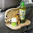 Multifunction Car Back Seat Baby Bottle Food Drink Cup Folding Tray 