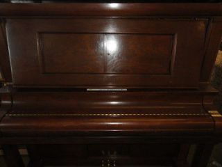 BECKWITH ANTIQUE UPRIGHT PLAYER PIANO MADE IN CHICAGO  & ROEBUCK 
