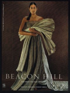 2004 Beacon Hill Fabrics Home Furnishing Pretty Woman Print Ad