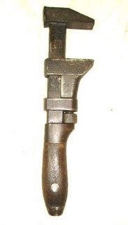 Vintage 12 Monkey Wrench, Bemis & Call Co, Springfield, Mass wood 
