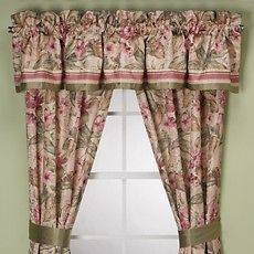 QUEEN FIJI TROPICAL FLORAL STRAIGHT WINDOW VALANCE(S)   MULTI 