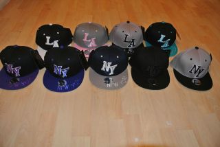New York NY Los Angeles LA YMCMB Diamond DOPE Snapback Snap back hats 