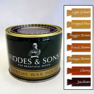 Fiddes Supreme Wax Polish, 7 Colors Available