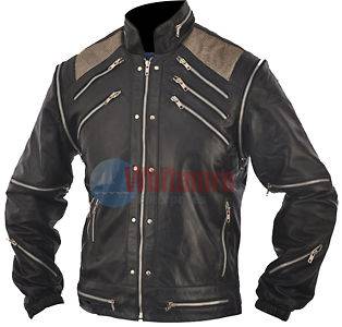 Michael Jackson Beat It Vintage Replica Black Original Leather Jacket