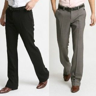 Mens Thick Button Pockets Casual Suit Pants Trousers 2 Color 29 34