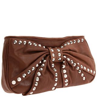 Betsey Johnson Chocolate Bows And Whistles Clutch Bag