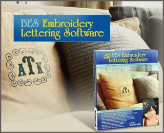 Brother BES Embroidery Lettering Software