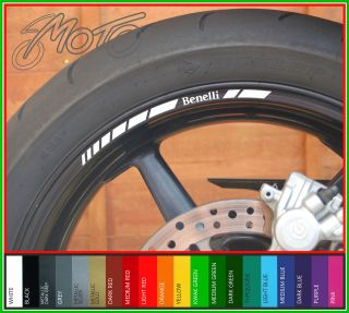 Benelli Wheel Rim Decals Stickers Stripes   TnT tornado tre k 491 