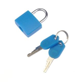 Mini Fashion Style Best Security Blue Padlock With 2 keys