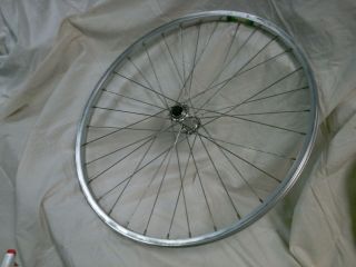 MT. BIKE BICYCLE 26 x 1.50 FRONT WHEEL 36 spokes DOUBLE WALL RIM USED 
