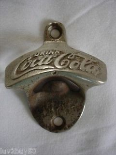 Vintage Drink Coca Cola Metal Bottle Opener Starr X Pat Apr 1925 Made 