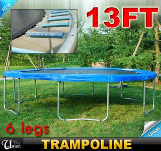 Newly listed New 13 Ft High Quality Safety Round Trampoline With Blue 