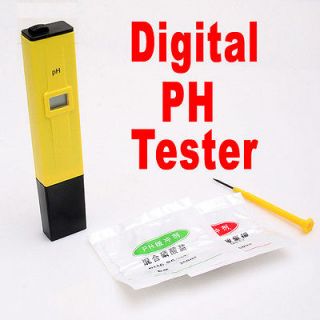 LCD Digital PH 009 0 14 Pocket Pen Type Aquarium Pool Water Meter 