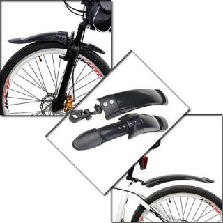 Bicycl Cycling Bike Front / Rear Mud Guards Mudguard Fenders Set 