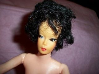   fashion dolls,1960s Babs,Wendy,Bil​d Lilli type,black hair,bad arm