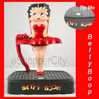 Betty Boop Talking Telephone Retired Collectible New