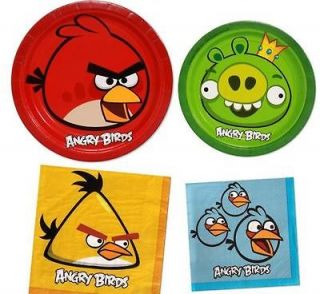 Angry Bird Party Party Supplies, plates, cup, napkins table cloths 