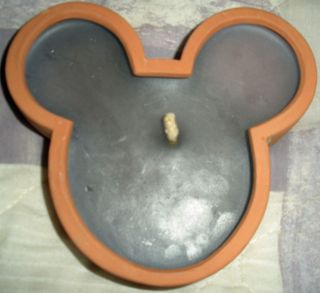 Clay Disney Mickey Mouse Head Candle