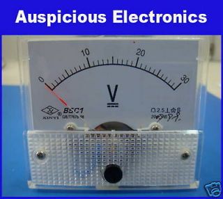 DC 85C1 0~30V Analog Volt Panel Meter 1 pcs
