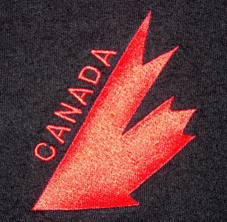Nike TEAM CANADA HOCKEY Retro Logo Hoodie Sweatshirt M