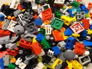 100 CLEAN Small Lego Pieces FROM HUGE LOT  Bricks Parts Tiny Detail 
