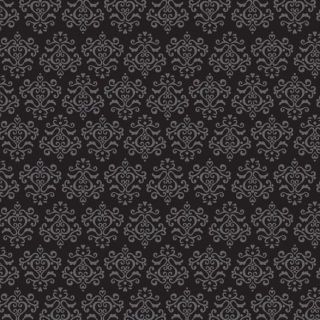 Riley Blake Tuxedo Collection Black Damask by Doodlebug Designs Inc 