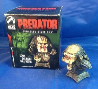 Palisades Predator Unmasked Limited Edition Micro Bust Mint In Box