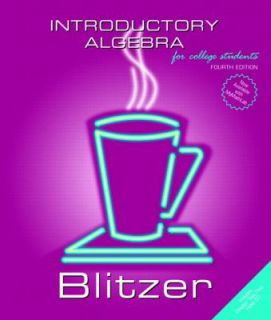   Algebra by Robert F. Blitzer 2005, Hardcover, Revised