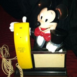 Mickey Mouse TT Telephone #6050 Unisonic FCC 1988 Works